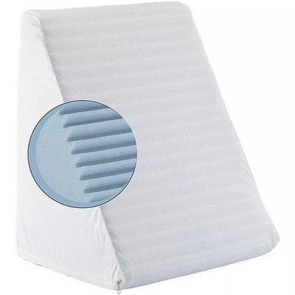 Imagem de Travesseiro Encosto Anatômico Triangular Pós Cirúrgico Anti Refluxo Circulação Sanguínea Fibrasca