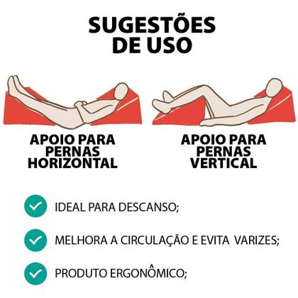 Travesseiro Encosto Triangular Ortopédico Gestante e Idosos - Armazém das espumas Imagem de Travesseiro Encosto Triangular Ortopédico Gestante e Idosos