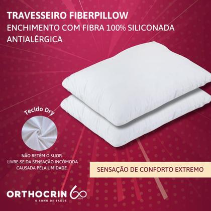 Imagem de Travesseiro Fibra Orthocrin Fiberpillow Basic (40X60X12)