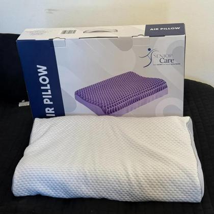 Imagem de Travesseiro Hipoalérgico Gel Elástico 3d Roxo Supermedy