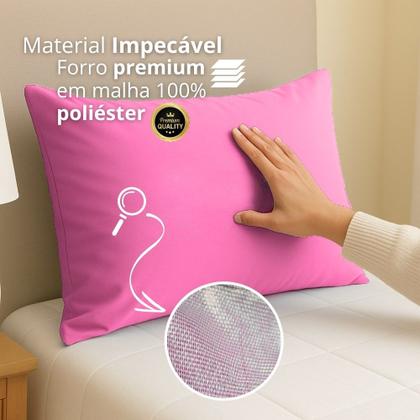 Imagem de Travesseiro Hospitalar: Capa Impermeável + Refil de Espuma - Coloridas