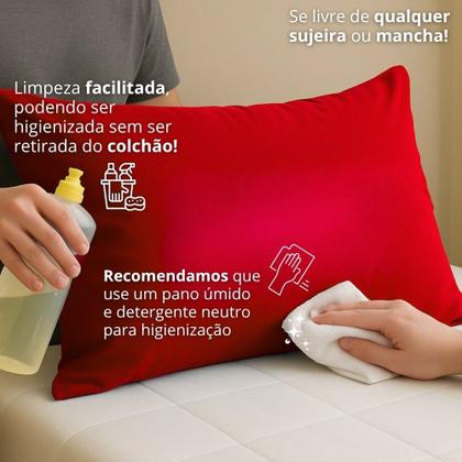Imagem de Travesseiro Hospitalar: Capa Impermeável + Refil de Espuma - Coloridas