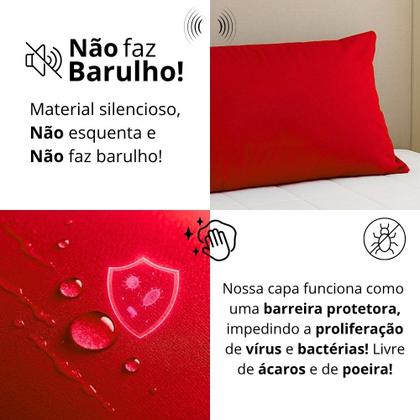 Imagem de Travesseiro Hospitalar: Capa Impermeável + Refil de Espuma - Coloridas