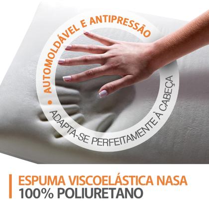 Imagem de Travesseiro Kids Nasa Duoflex - Extremamente Confortável! -  (Branco)