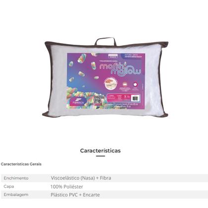 Imagem de Travesseiro Macio Viscoelástico Marshmallow