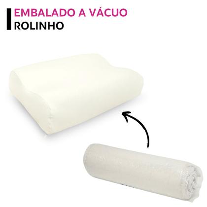 Imagem de Travesseiro NASA Cervical X  Viscoelástico com Espuma de Memória e Suporte Ortopédico