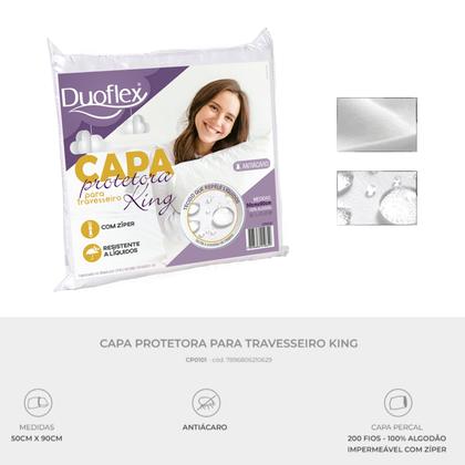 Imagem de Travesseiro Nasa King 14cm Com Capa impermeável