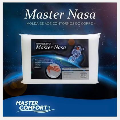 Imagem de Travesseiro Nasa Master Antialérgico Anatomico e Não Aquece Com Calor Corporal