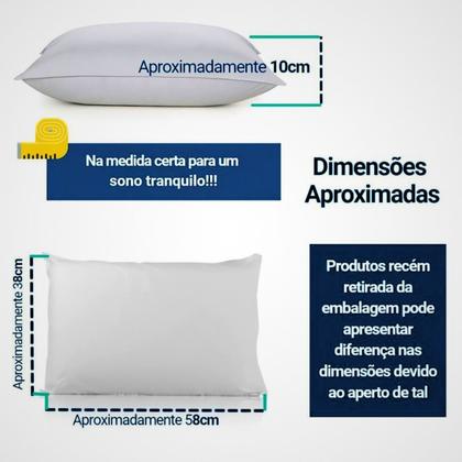 Imagem de Travesseiro Nasa Master Antialérgico Anatomico e Não Aquece Com Calor Corporal