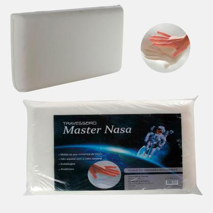 Imagem de Travesseiro Nasa Master Antialérgico Anatomico e Não Aquece Com Calor Corporal