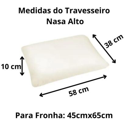 Imagem de Travesseiro Nasa Original Confortável Antialérgico Duoflex