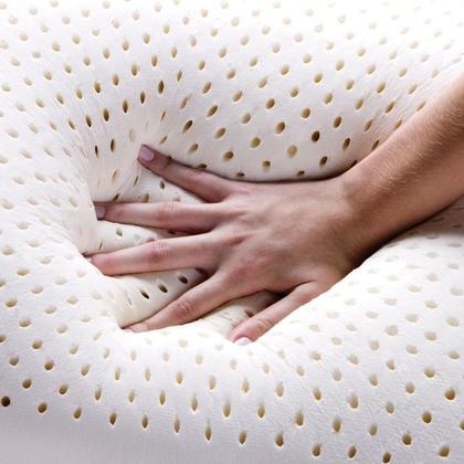 Imagem de Travesseiro Natural Látex Alto Duoflex com Capa Bamboo - 48x68cm