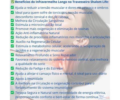 Imagem de Travesseiro Para Ronco Dor Cervical Postura Apneia do Sono Magnético Pastilhas IVL