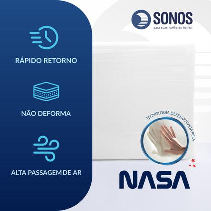 Imagem de Travesseiro Sonos Nasa Light Alto 14cm de Altura