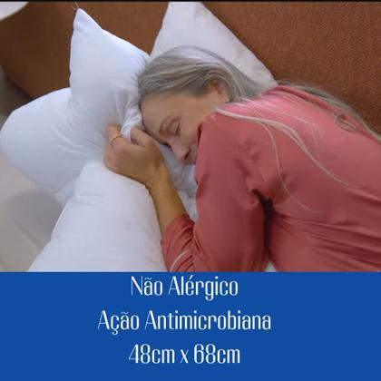 Imagem de Travesseiro Super Altenburg Suporte Extra Firme Percal100 Algodão Antialérgico