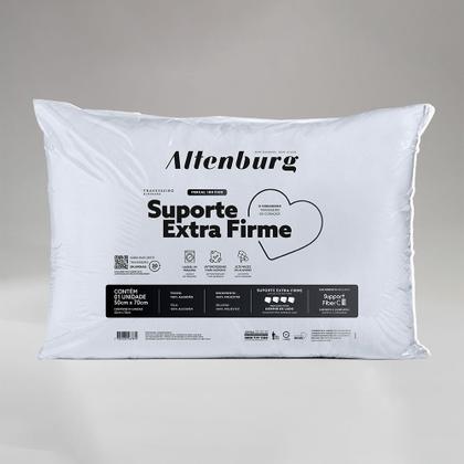 Imagem de Travesseiro Suporte Extra Firme Altenburg Percal de 180 Fios