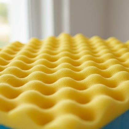 Imagem de Travesseiro Triangular Encosto Massageador Capa Lavável