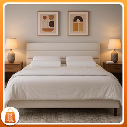 Imagem de Travesseiro Viscoelástico Cervical Espuma D40 Antiácaro Capa Lavável 48x68cm