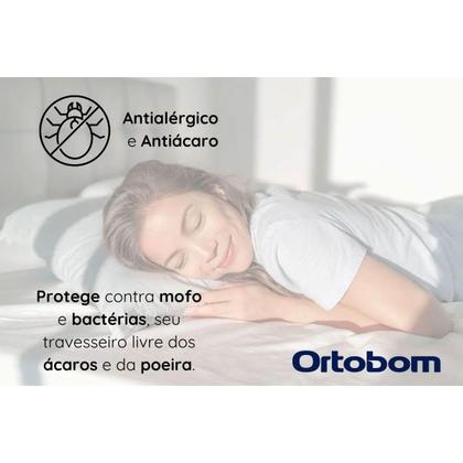 Imagem de Travesseiro Viscoelástico Visco Sky Slim (38x58) - Ortobom