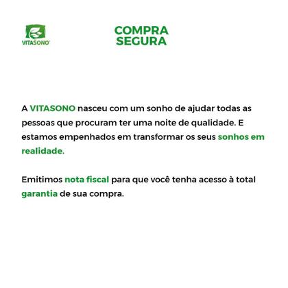 Imagem de Travesseiro Vitasono Meu Sono Top Cervical Ortopédico Nasa Anatômico Alinhamento da Coluna 