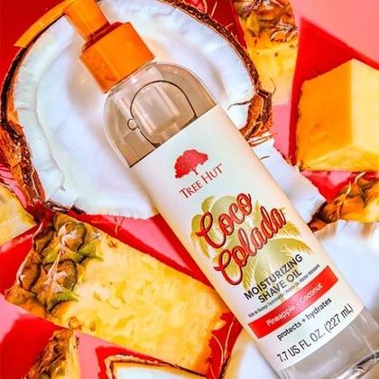 Imagem de Tree hut moisturizing shave oil coco colada óleo para depilação 227 ml