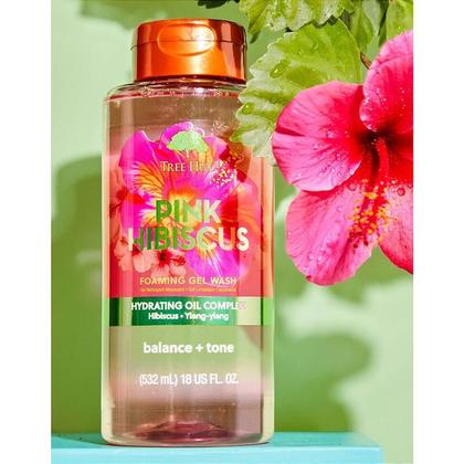 Imagem de Tree Hut Pink Hibiscus Foaming Gel Wash - Sabonete Corporal 532ml