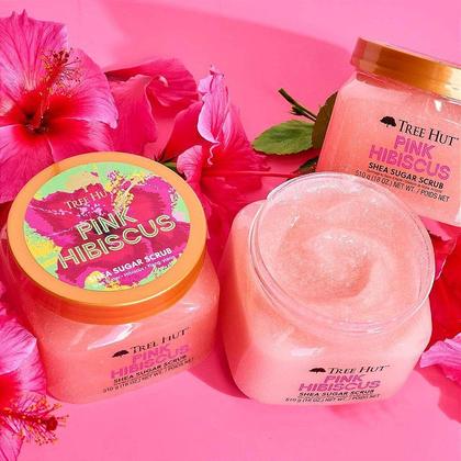 Imagem de Tree Hut Pink Hibiscus Shea Sugar Scrub - Esfoliante Corporal 510g