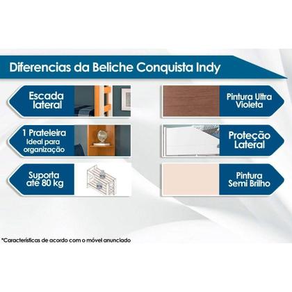 Imagem de Treliche Indy c/Auxiliar Branco - Conquista