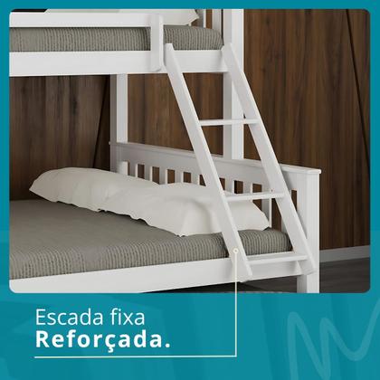 Imagem de Treliche Madeira Com Gavetas Merk - 2 Camas Solteiro + 1 Cama Casal