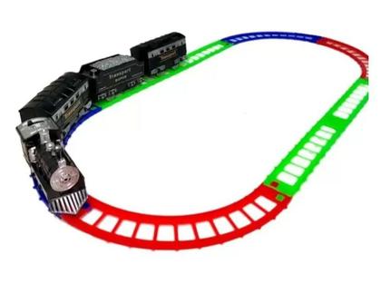 Imagem de Trem Expresso c/ Trilhos Movido A Pilha c/ 12 peças Infantil