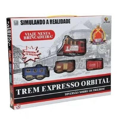 Imagem de  Trem Locomotiva Eletrico Ferrorama Expresso - Art Brink 