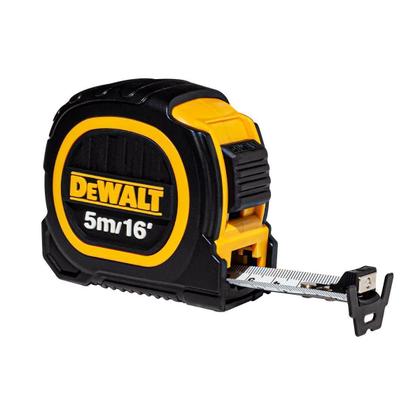 Imagem de Trena 5 Metros Emborrachada Duo Manual Dwht34194l Dewalt