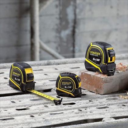 Imagem de Trena 5 Mts Profissional Emborrachada C/trava 30-615 Stanley