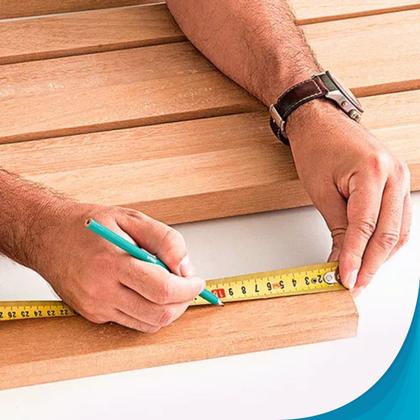 Imagem de Trena 5m Resistente Aço Inox Retrátil