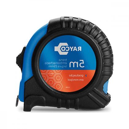Imagem de Trena 5Mt Emborrachado 19Mm Azul Rayco/Kian