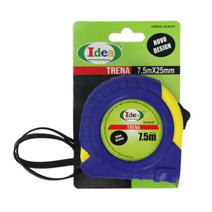 Imagem de Trena 7,5 Metros Fita Larga 25mm Trava Presilha Para Cinto