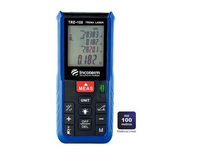 Imagem de Trena a laser digital 100 metros incoterm.