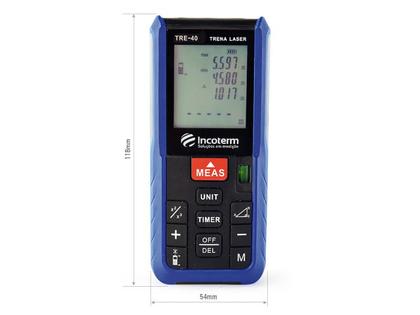 Imagem de Trena a laser digital 100 metros incoterm.