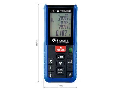 Imagem de Trena a laser digital 40 metros incoterm.