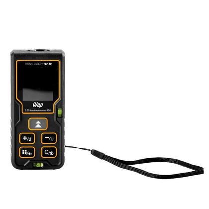 Imagem de Trena a Laser Digital Tela Lcd A Pilha Aaa WAP TLP40 Medição Precisa Alcance de 40 Metros e Funções Avançadas