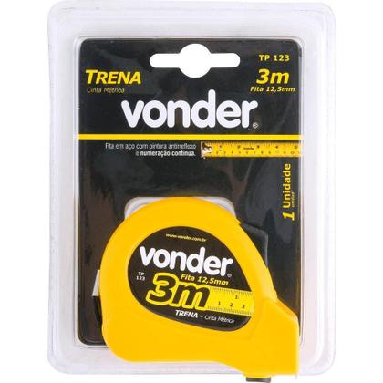 Imagem de Trena Aço 3Mx12,5Mm Curta Vonder