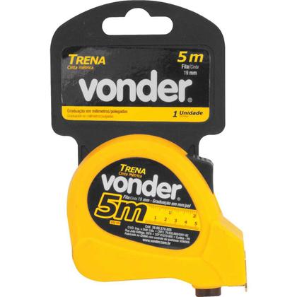 Imagem de Trena Aço 5mts X 19,0mm Caixa Com 12peças Vonder