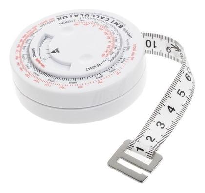 Imagem de Trena Antropométrica Fita Métrica Corporal Com Cálculo De Imc