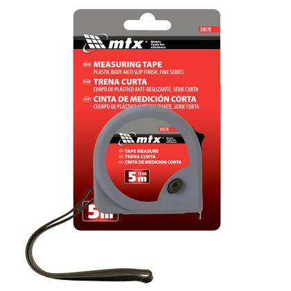 Imagem de Trena curta 5 m, 19mm, estojo em plastico, 1 pc // mtx