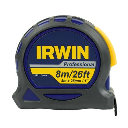 Imagem de Trena de Aço 8 Metros c Imã Emborrachada Profissional Irwin