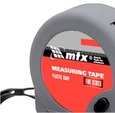 Imagem de Trena Fita De Aço Curta Fechada C/ Trava 19 mm X 5 m REF: 310179 - MTX