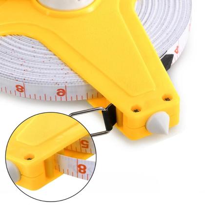 Imagem de Trena Fita Métrica 50 M de Fibra de Vidro e Ponta Cônica Bomvik