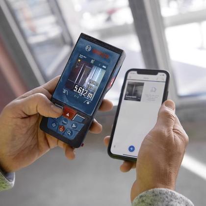 Imagem de Trena Laser Glm 100-25 C Alcance 100M Com Bluetooth - Bosch