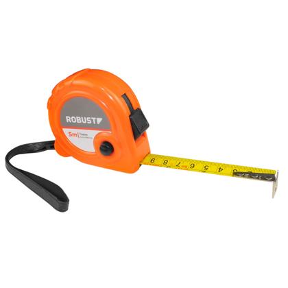 Imagem de Trena Longa Profissional de Medição Com Trava Comprimento de 5 Metros x 20 mm Linha Robust Modelo S94551005 - Gedore