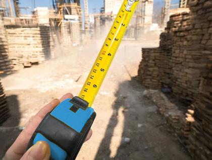 Imagem de Trena Métrica Emborrachada 10m x 25mm Bramix Profissional Resistente P/ Medição De Obras Construção De Longa Distância